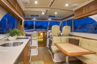 Interiors onboard Back Cove 41 in Jupiter, FL.