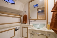 Interiors onboard Back Cove 41 in Jupiter, FL.