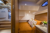 Interiors onboard Back Cove 41 in Jupiter, FL.