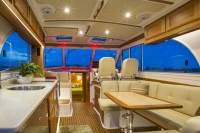Interiors onboard Back Cove 41 in Jupiter, FL.
