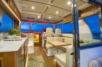 Interiors onboard Back Cove 41 in Jupiter, FL.
