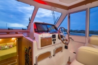 Interiors onboard Back Cove 41 in Jupiter, FL.