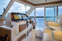 Interiors onboard Back Cove 41 in Jupiter, FL.