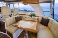 Interiors onboard Back Cove 41 in Jupiter, FL.