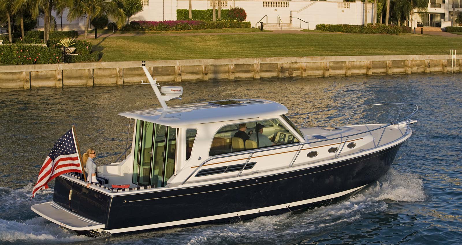Performance data for the Back Cove 37 down east motor boat built in
